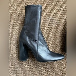 Zara leather boots